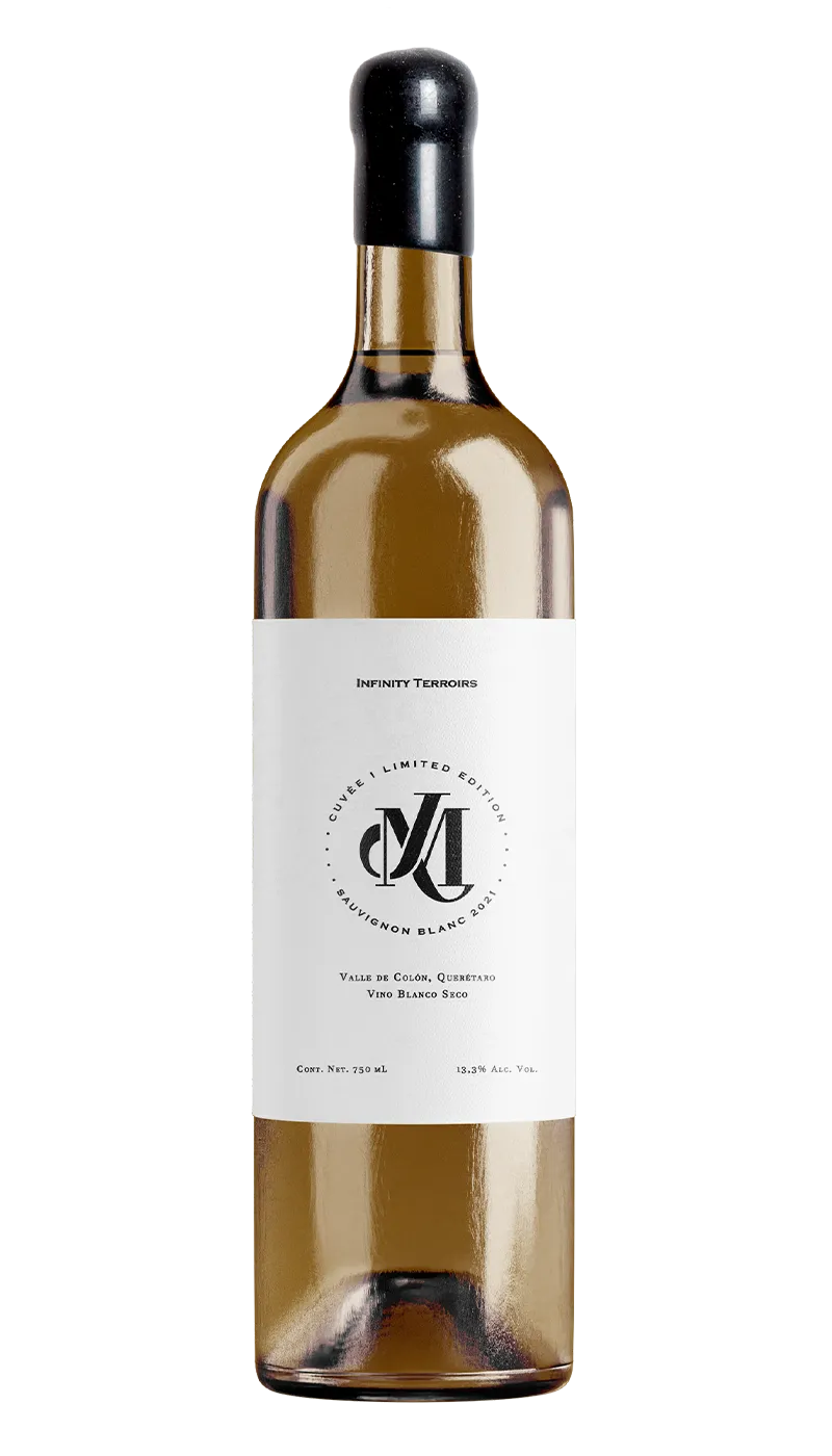 Botella de J&M Sauvignon Blanc